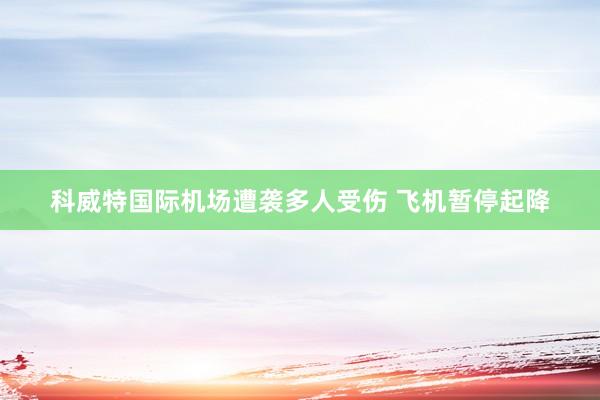 科威特国际机场遭袭多人受伤 飞机暂停起降