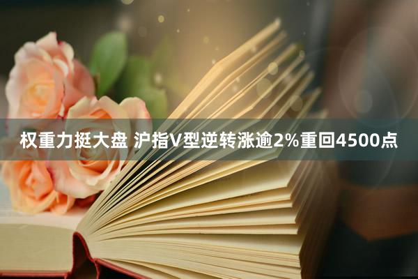 权重力挺大盘 沪指V型逆转涨逾2%重回4500点
