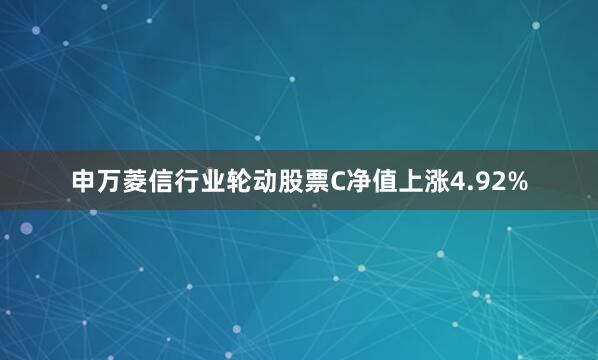 申万菱信行业轮动股票C净值上涨4.92%
