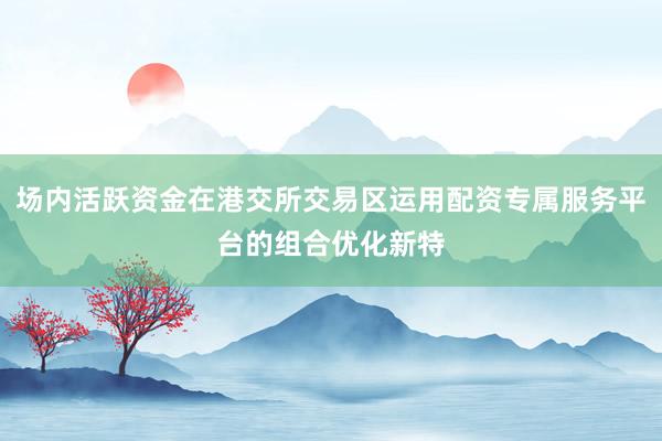 场内活跃资金在港交所交易区运用配资专属服务平台的组合优化新特