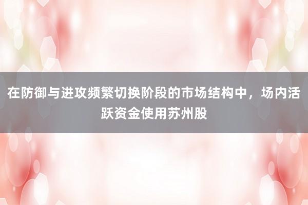 在防御与进攻频繁切换阶段的市场结构中，场内活跃资金使用苏州股